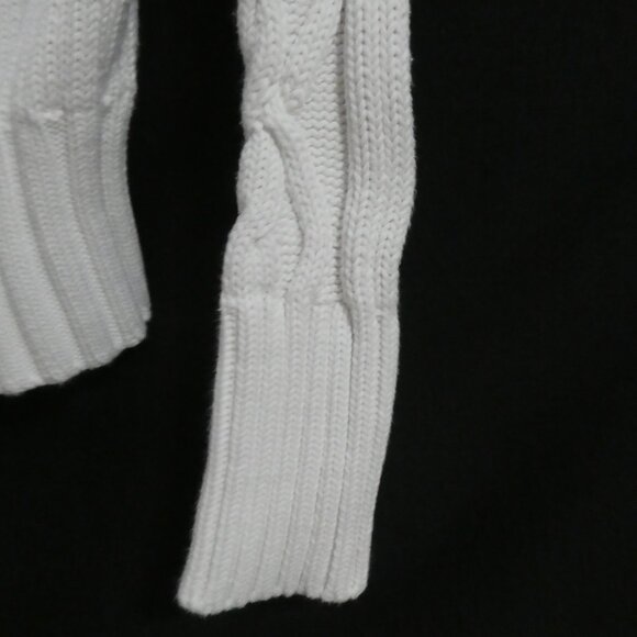 L.O.G.G. By H&M | small | Ivory Cable Knit Shawl Collar Sweater - Picture 14 of 14